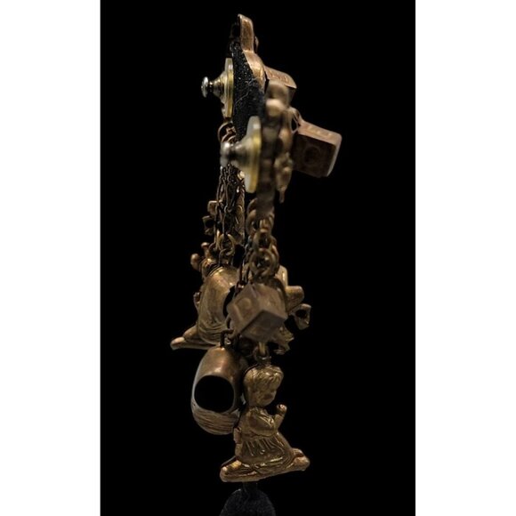 Childhood Charm Dangle Earrings Blocks Bears Baby Shoe & More Unique Design - Picture 6 of 16